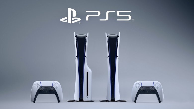 Справа – PS5 с дисководом, слева – PS5 Digital Edition.