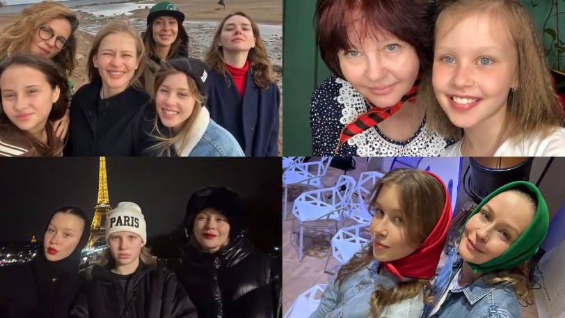 Юлия Пересильд с дочерью семьей, фото: соцсети Юлия Пересильд с дочерью семьей, фото: соцсети