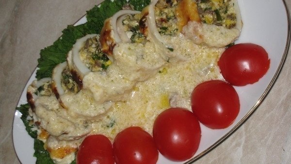 Кальмары тушеные в сливках с овощами рецепт – Европейская кухня: Основные блюда. «Еда»