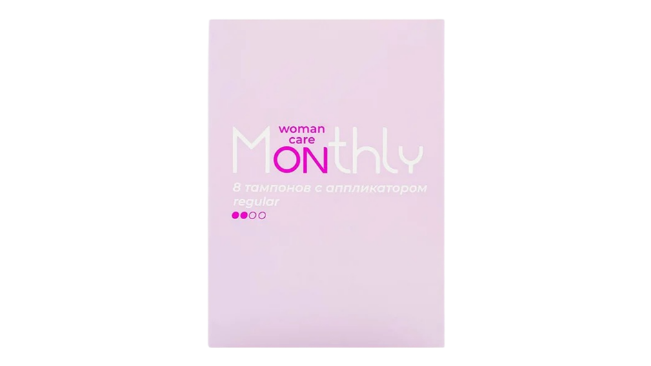 Тампоны фирмы Monthly серия compact regular Тампоны фирмы Monthly серия compact regular