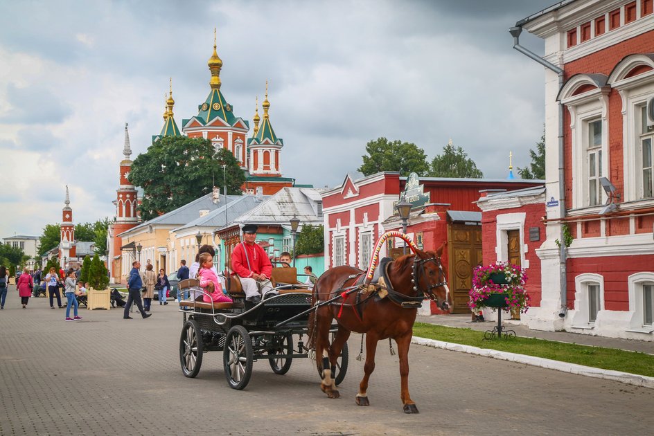 Конная упряжка в Коломне