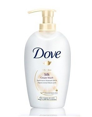 Жидкое крем-мыло для рук «Сияние шёлка», Dove, 79 руб.