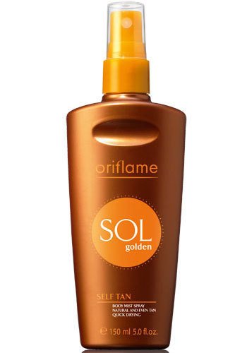 Спрей-автозагар для тела Sol Golden Self Tan Body Mist Spray, Oriflame, 380 руб.