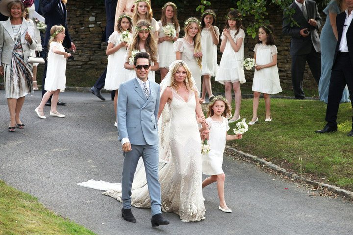 Свадьба Кейт Мосс и Джейми Хинса была очень красивой