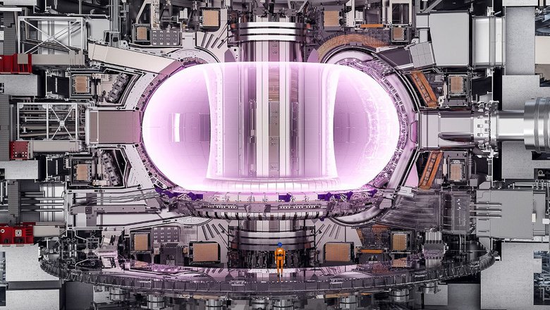 Схематическое изображение термоядерного реактора