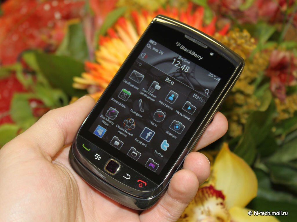 Обзор Blackberry Torch 9800: смартфон с очень удобной клавиатурой - Hi-Tech  Mail.ru