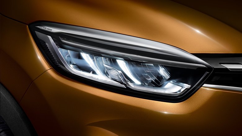 Светодиодные фары Pure Vision в спецверсии Renault Kaptur Intense