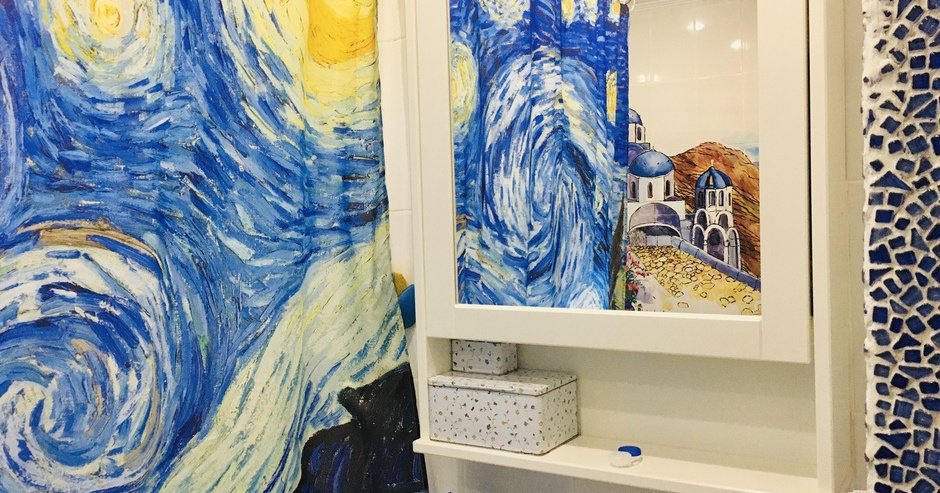 Ван Гог — в ванной, солома — на стенах: как художница из Тулы обустроила дом китайскими товарами