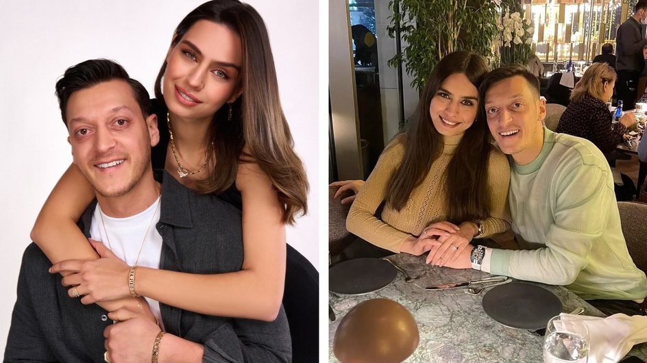 Коллаж совместных фотографий Месута Озила и Амине Гюльше Коллаж совместных фотографий Месута Озила и Амине Гюльше