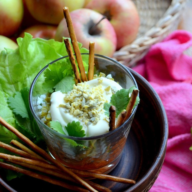 Салат из соленой сельди рецепт с фото очень вкусный