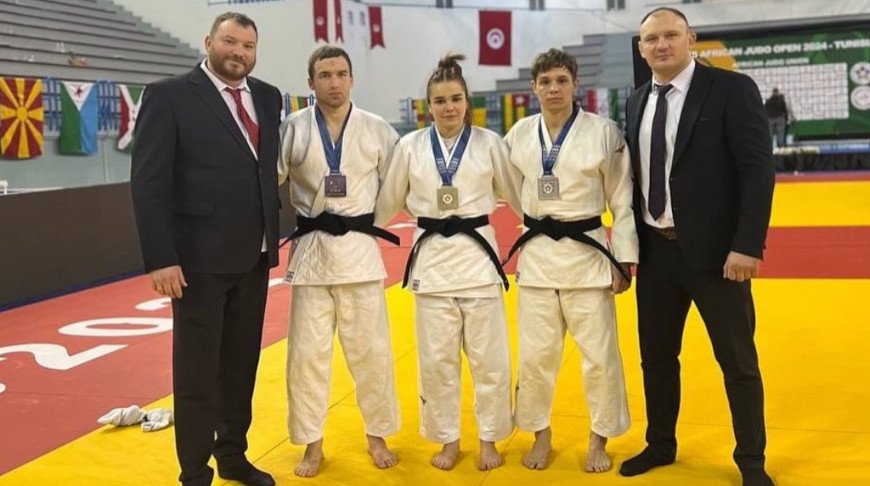 Белорусские дзюдоисты завоевали 5 медалей на турнире в Тунисе