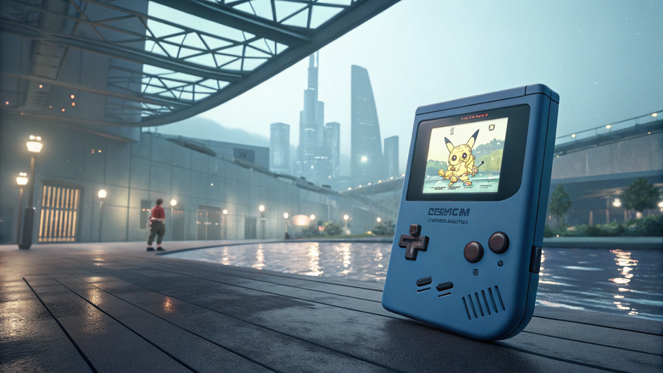 Игра Pokémon Blue художественное изображение Игра Pokémon Blue художественное изображение