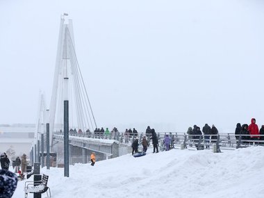Рекордный снегопад в Москве 2022