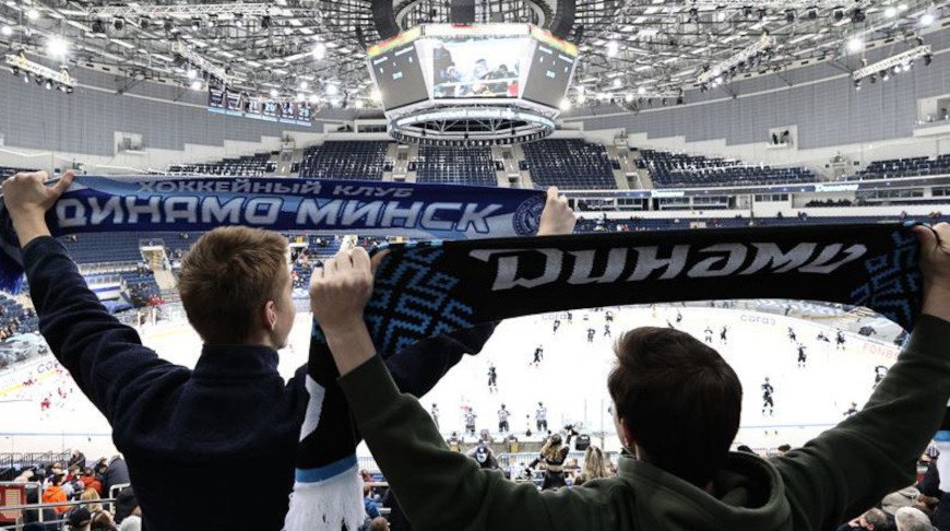 Хоккеисты минского «Динамо» одержали вторую победу в серии первого раунда плей-офф КХЛ