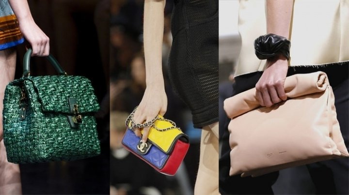 Показы коллекций Dolce & Gabbana (слева), Chanel (в центре) и Celine (справа)