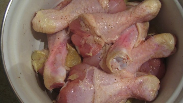Куриные голени запеченные в тесте
