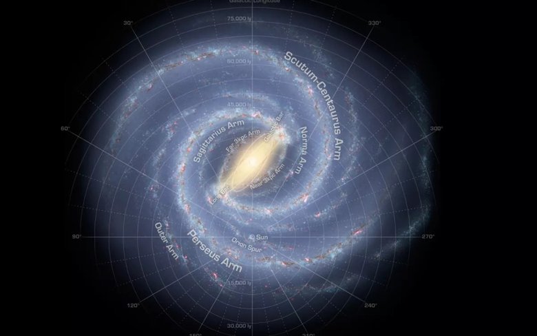 Большой и таинственный Млечный Путь. Фото: NASA