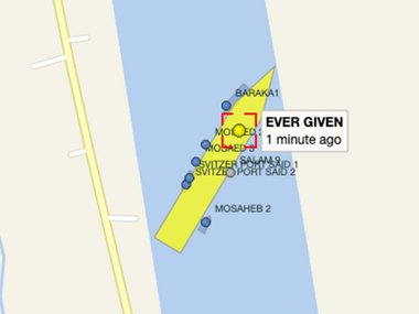 slide image for gallery: 27662 | MV Ever Given