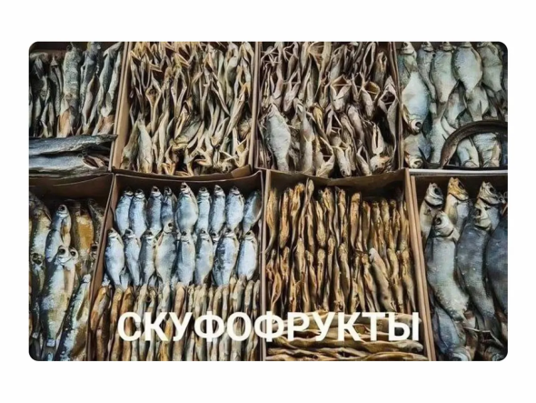 Любовь скуфов к сушеной рыбе стала поводом для мема Любовь скуфов к сушеной рыбе стала поводом для мема