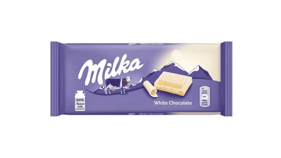 Белый шоколад фирмы Milka White Белый шоколад фирмы Milka White