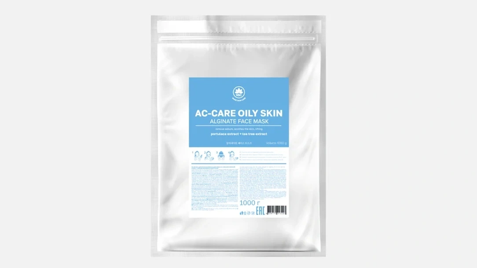 Альгинатная корейская маска для лица фирмы NAME SKIN CARE серия AC-care Oily Skin Альгинатная корейская маска для лица фирмы NAME SKIN CARE серия AC-care Oily Skin