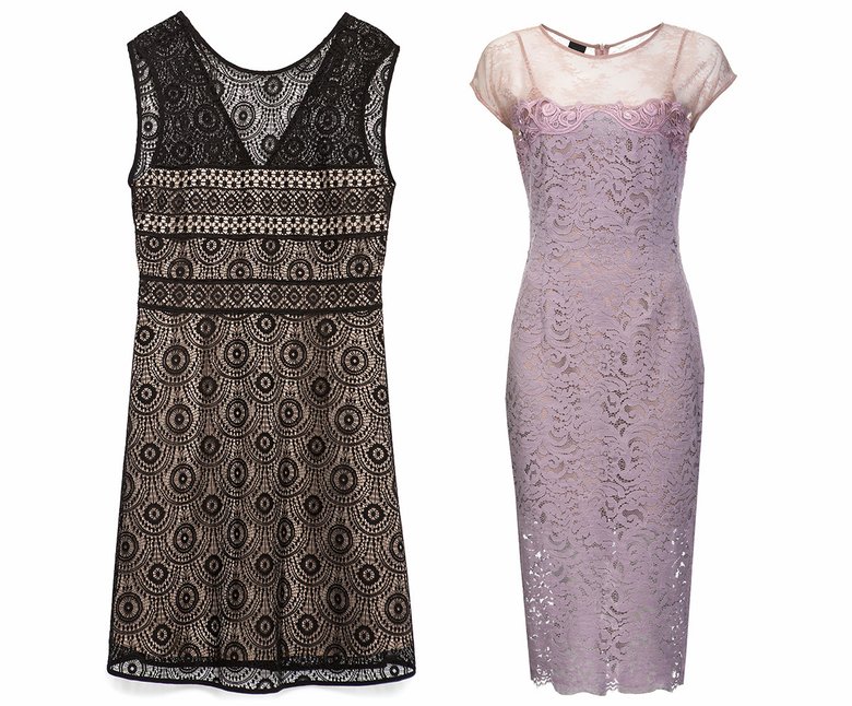 Слева: платье Zara, 3999 руб.; справа: платье Pinko, 33 285 руб.