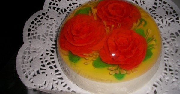 3D-цветы в желе — это непередаваемо красивый десерт