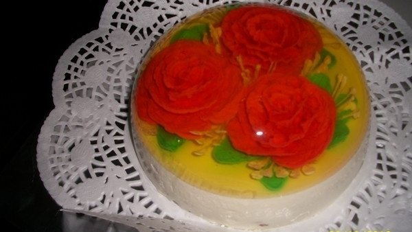 Цветы в желе: рецепт на сайте Всё о десертах
