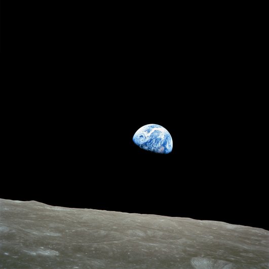 «Восход Земли» - знаменитая фотография, сделанная в ходе миссии Аполлон-8 астронавтом Уильямом Андерсом