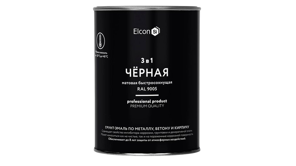 Краска по металлу Elcon 3 в 1 Краска по металлу Elcon 3 в 1