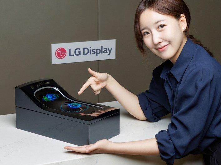 Гибкий экран LG для салонов авто Гибкий экран LG для салонов авто
