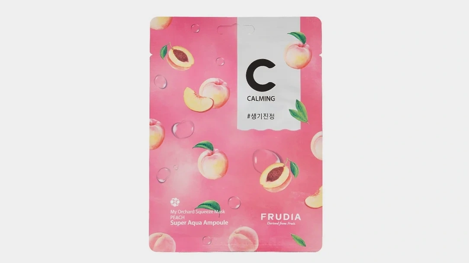 Питательная тканевая корейская маска для лица фирмы FRUDIA серия My Orchard Squeeze Mask Питательная тканевая корейская маска для лица фирмы FRUDIA серия My Orchard Squeeze Mask