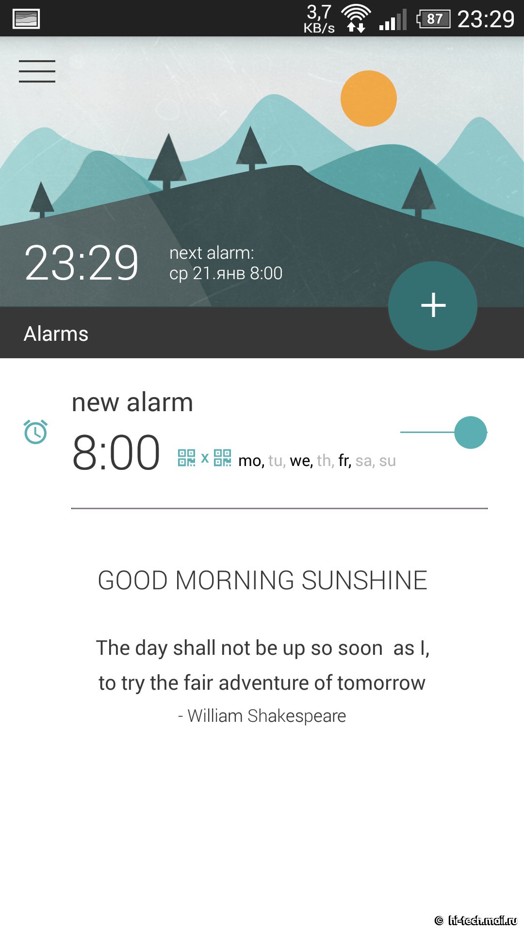 7 лучших приложений-будильников для Android - Hi-Tech Mail.ru