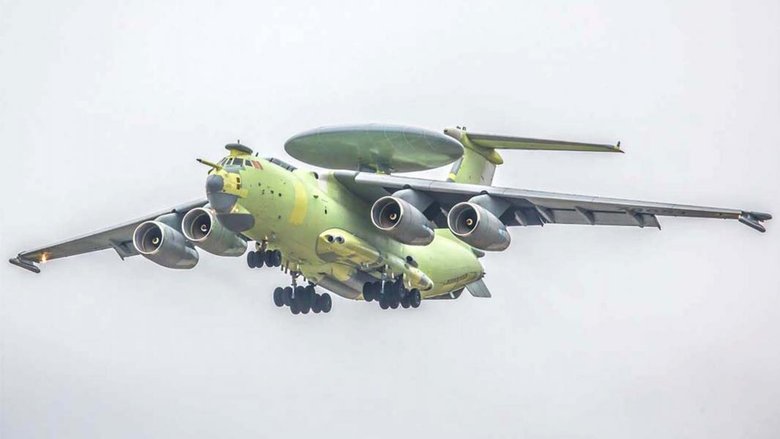 Самолет дальнего радиолокационного обнаружения нового поколения А-100. Фото: ТАНТК им. Г.М. Бериева