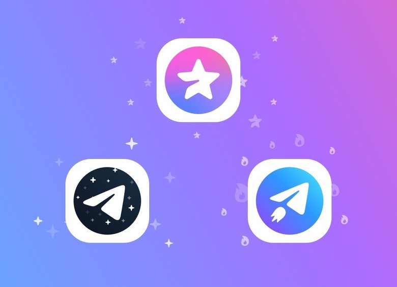 Уникальные иконки для приложения Telegram на главный экран телефона. Фото: Telegram