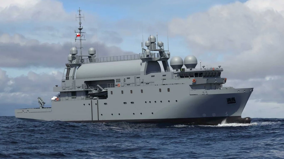 Поляки представили новый разведкорабль ORP Jerzy Różycki Поляки представили новый разведкорабль ORP Jerzy Różycki