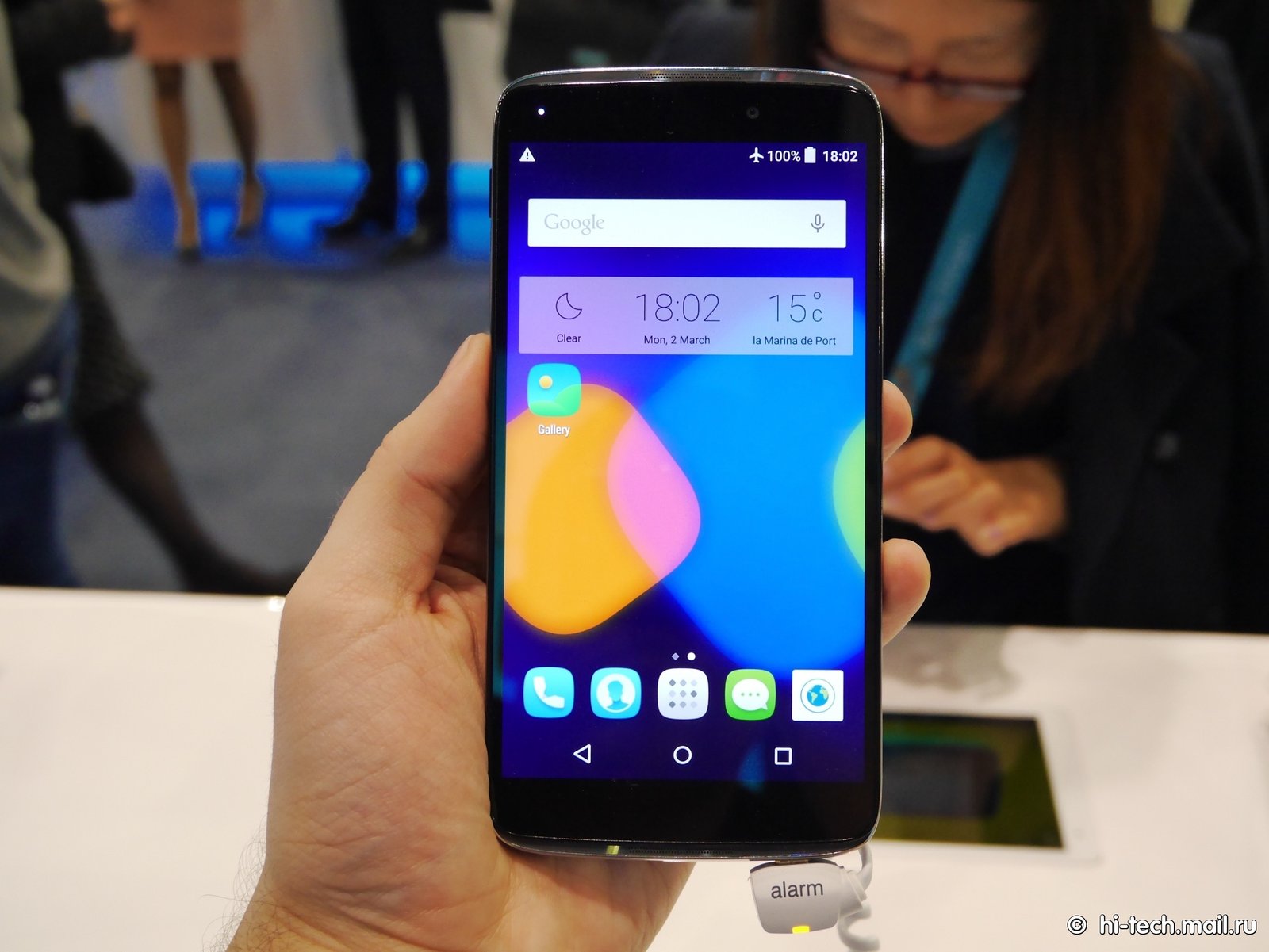 Alcatel на MWC 2015: 5,5-дюймовый фаблет со стереодинамиками - Hi-Tech  Mail.ru