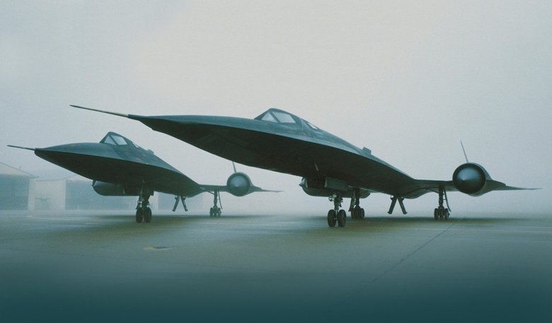 Высотные разведчики SR-71 на стоянке