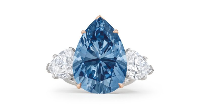 Кольцо с Bleu Royal. Фото: Christie's