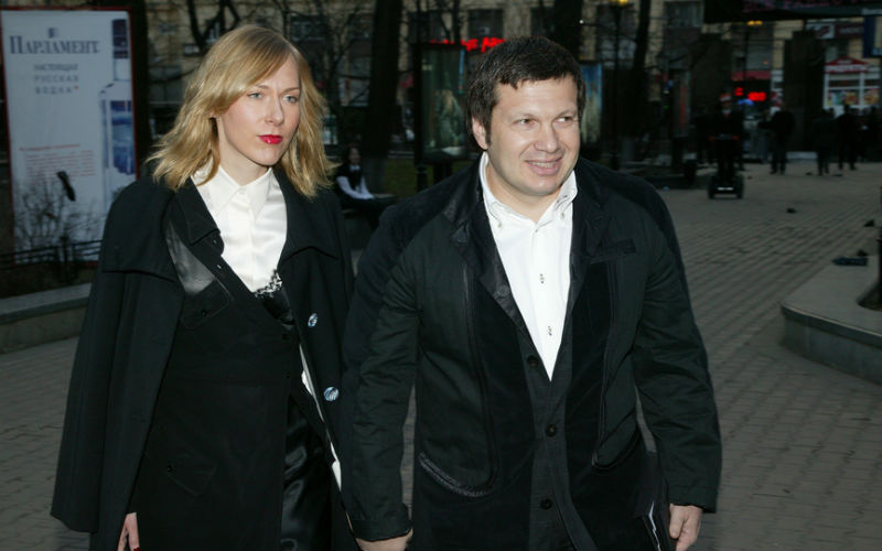 Владимир Соловьев с женой Эльгой