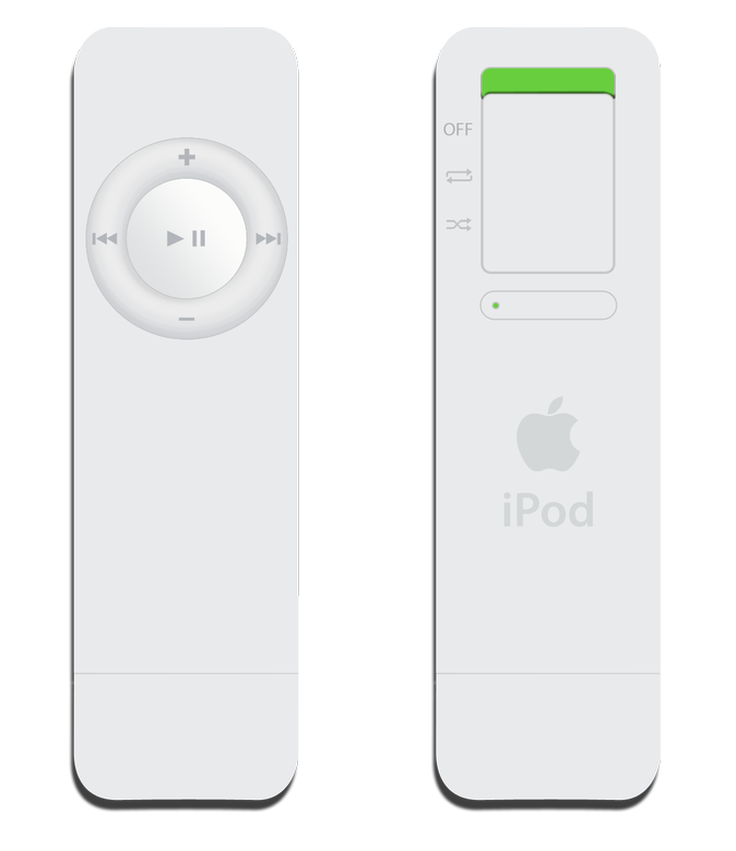 iPod Shuffle 1G / Matthieu Riegler, Wikimedia / CC BY 3.0