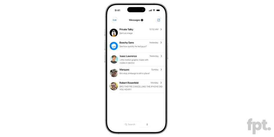 возможный редизайн iMessage возможный редизайн iMessage