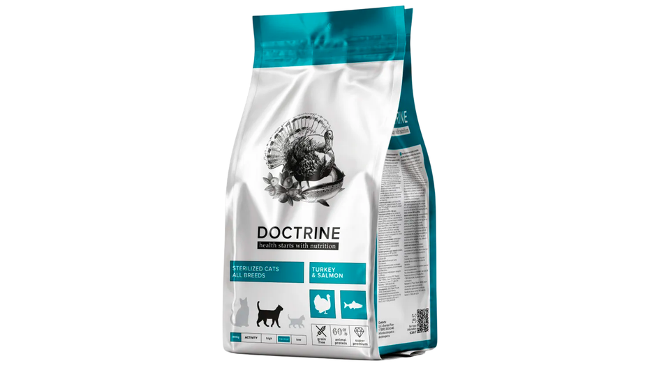 Корм премиум-класса DOCTRINE Sterilized Cats All Breeds Корм премиум-класса DOCTRINE Sterilized Cats All Breeds