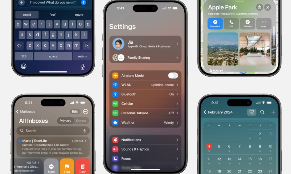 концепт дизайна iOS 19 концепт дизайна iOS 19