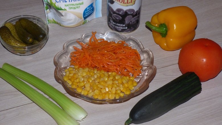 Салат «Цветик-семицветик» – пошаговый рецепт с фото | Рецепт | Еда, Рецепты еды, Питание