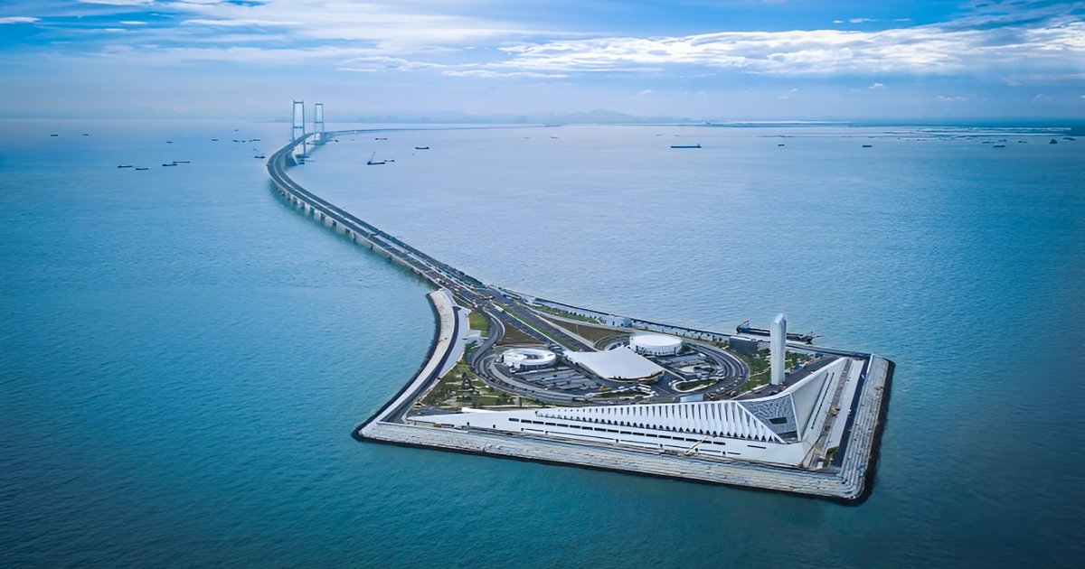 Китай побил 10 рекордов по строительству мостов и тоннелей через море