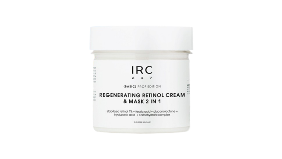 Крем для лица с ретинолом фирмы IRC 247 серия Regenerating Retinol Cream & Mask 2 In 1 Крем для лица с ретинолом фирмы IRC 247 серия Regenerating Retinol Cream & Mask 2 In 1