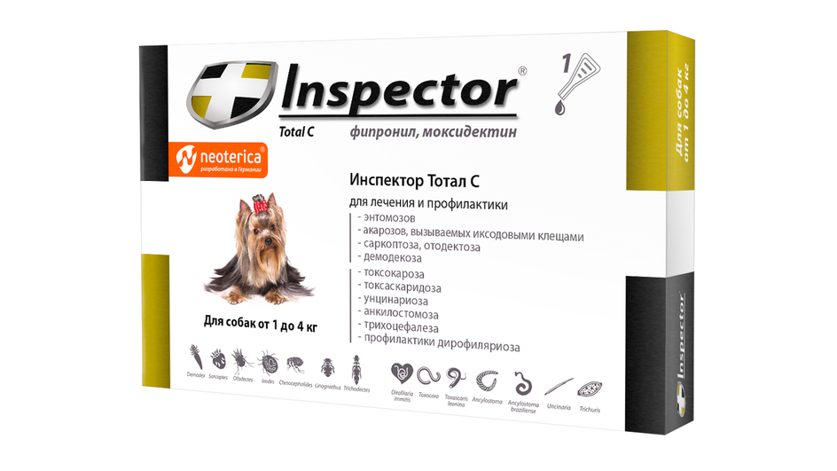 Средств от клещей и блох Inspector (капли) Средств от клещей и блох Inspector (капли)