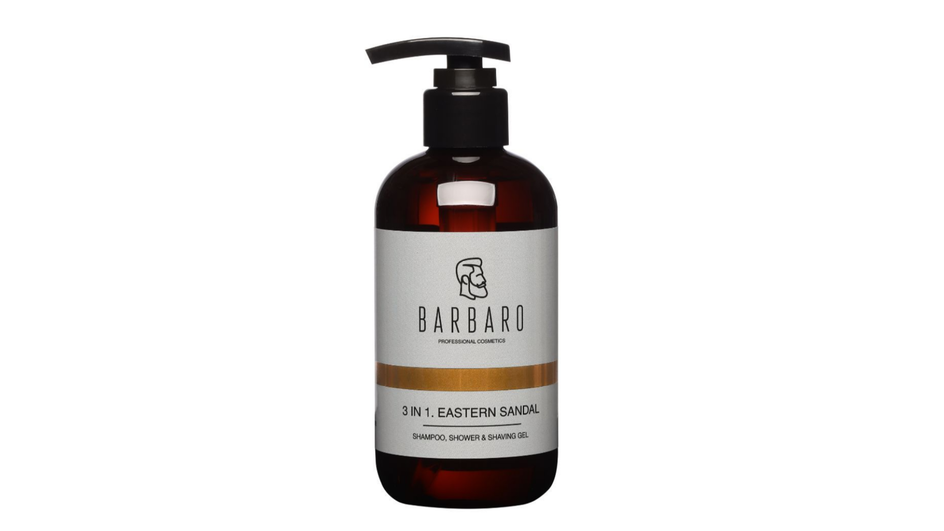 Гель для душа фирмы BARBARO серия 3-в-1 EASTERN SANDAL Гель для душа фирмы BARBARO серия 3-в-1 EASTERN SANDAL