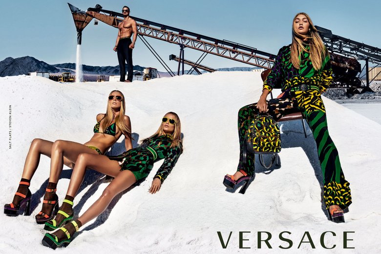 Рекламная кампания Versace, весна-лето 2016